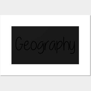 School Subject Sticker - Geography Posters and Art